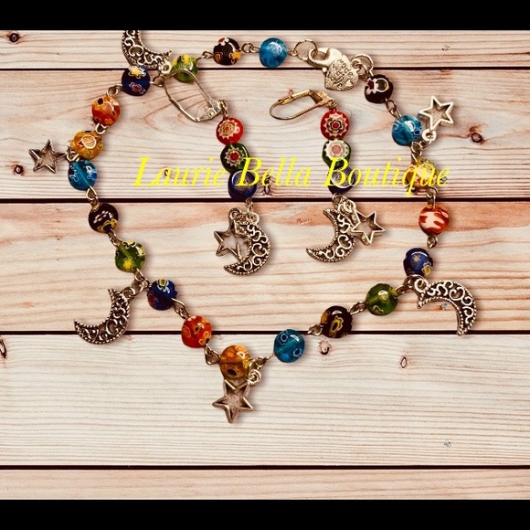 Laurie Bella Boutique Jewelry - Into The Night Ankle Bracelet Set